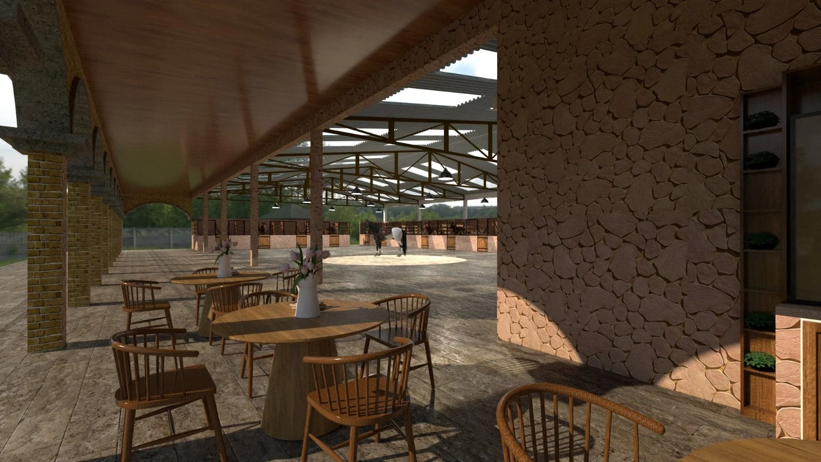 CABALLERIZAS – EL CHARRO Y LA MAIRITA - auto-draft-caballeriza-render-3