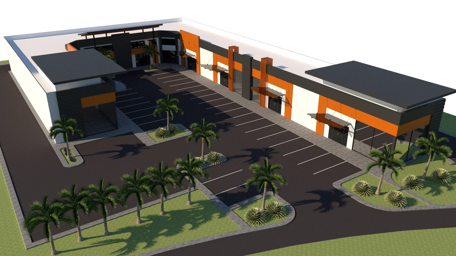 Shopping Plaza Design Concept - Shoping Plaza Tx Render 5